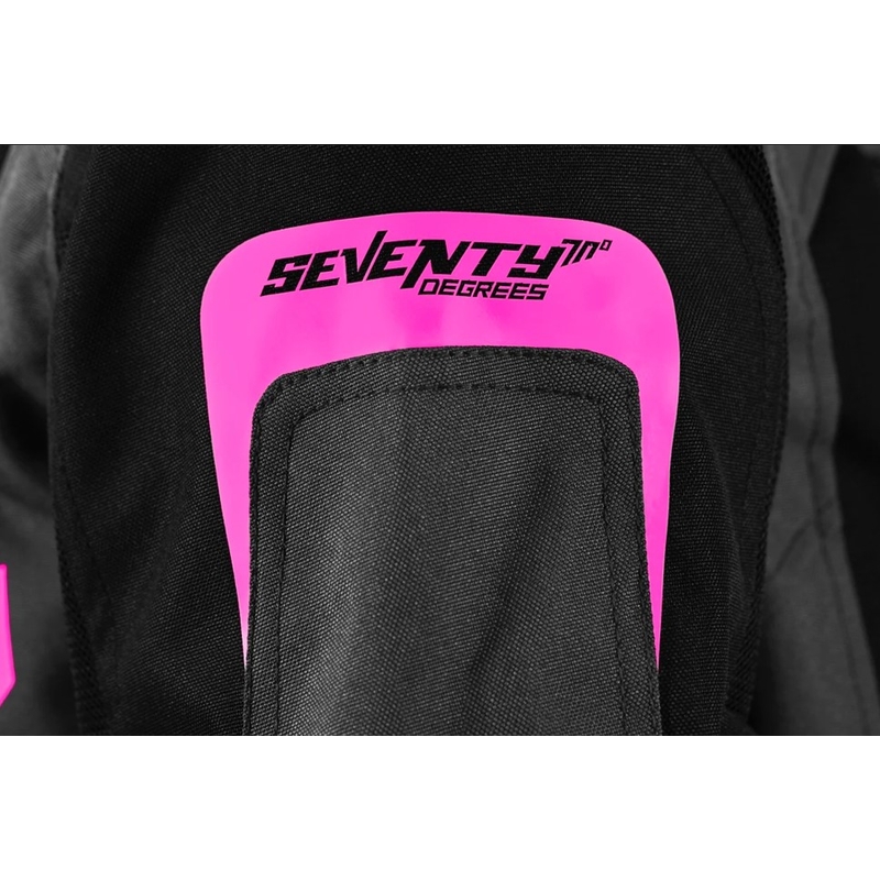 Dámska bunda na motorku Seventy Degrees SD-JT68 Sahara šedo-ružová