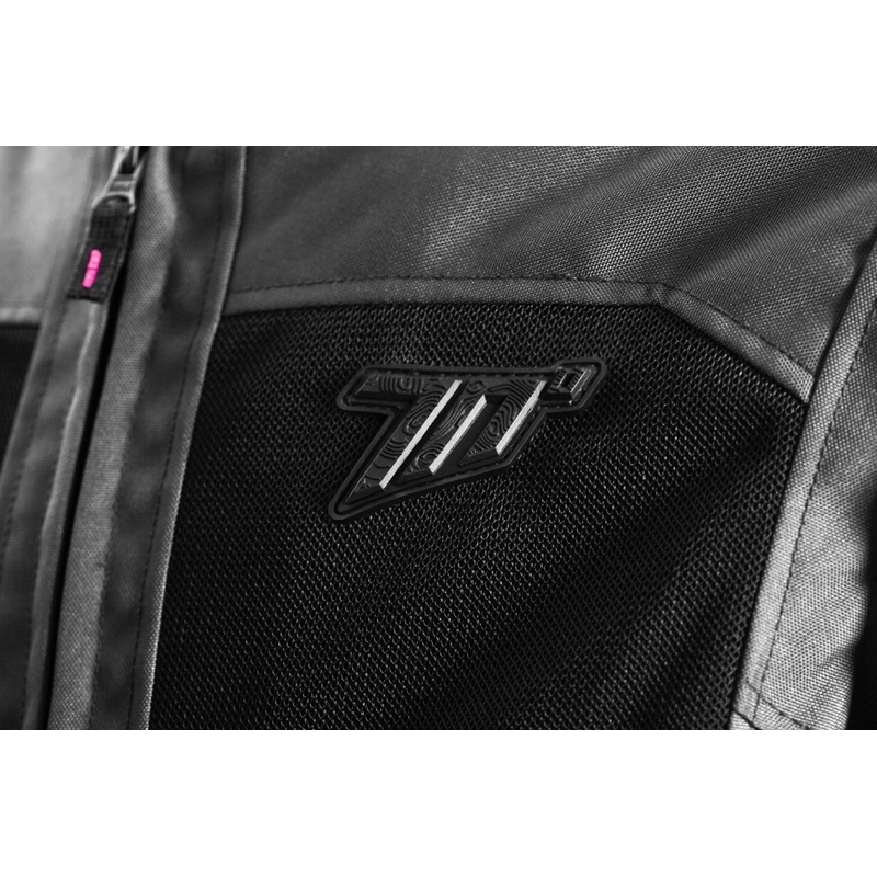 Dámska bunda na motorku Seventy Degrees SD-JT68 Sahara šedo-ružová