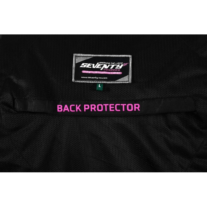 Dámska bunda na motorku Seventy Degrees SD-JT68 Sahara šedo-ružová