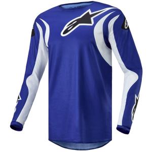 Motokrosový dres Alpinestars Fluid Lucent modro-bielo-čierny