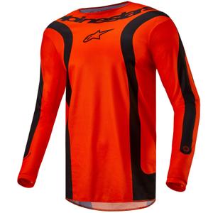 Motokrosový dres Alpinestars Fluid Lurv 2024 oranžovo-čierny