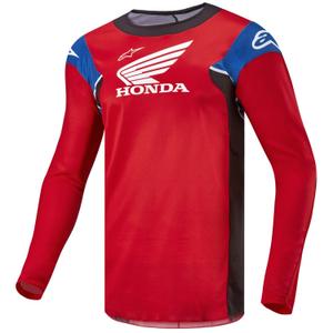 Motokrosový dres Alpinestars Racer Iconic Honda kolekcia červeno-čierno-modro-biely