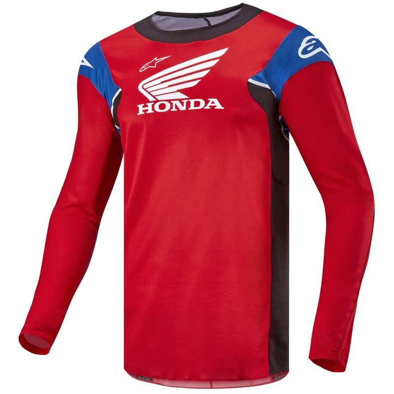 Motokrosový dres Alpinestars Racer Iconic Honda kolekcia červeno-čierno-modro-biely