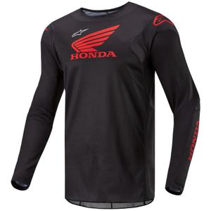 Motokrosový dres Alpinestars Racer Iconic Honda kolekcia čierno-červený