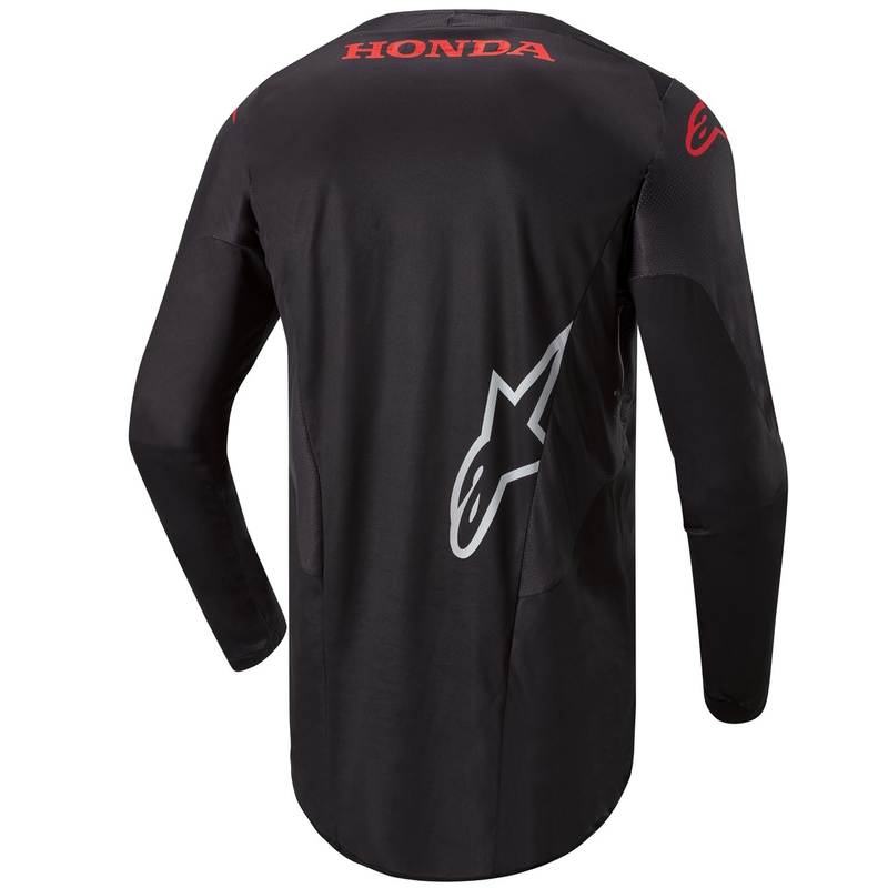 Motokrosový dres Alpinestars Racer Iconic Honda kolekcia čierno-červený
