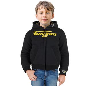 Detská mikina na motocykel Furygan Luxio Kid čierno-žltá