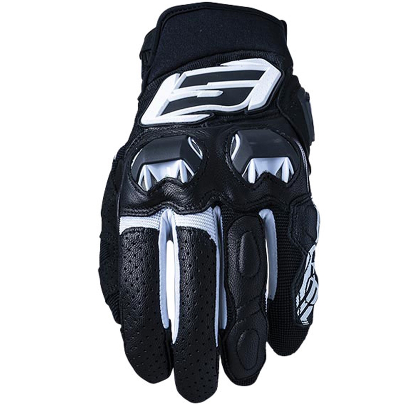 Rukavice na motocykel FIVE SF3 čierno-biele