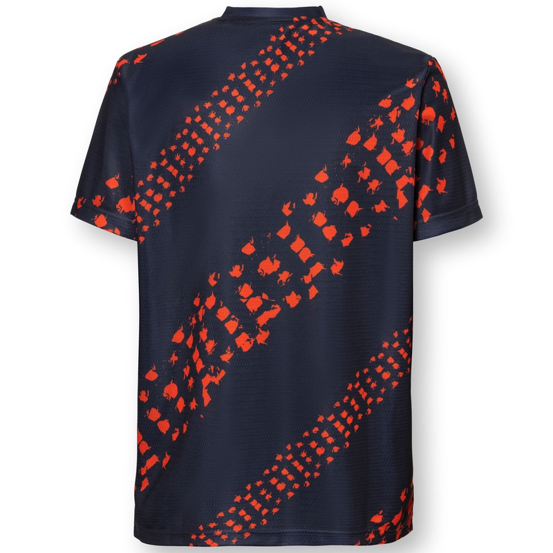 Motokrosový dres KTM Red Bull oranžovo-modrý - krátky rukáv výpredaj