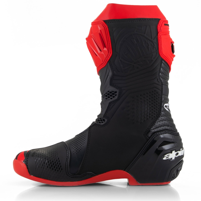 Topánky na motorku Alpinestars Supertech R Vented limitovaná edícia Francesco Bagnaia červeno-čierne