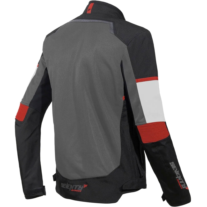 Bunda na motorku Seventy Degrees SD-JR60 Thunder čierno-červená