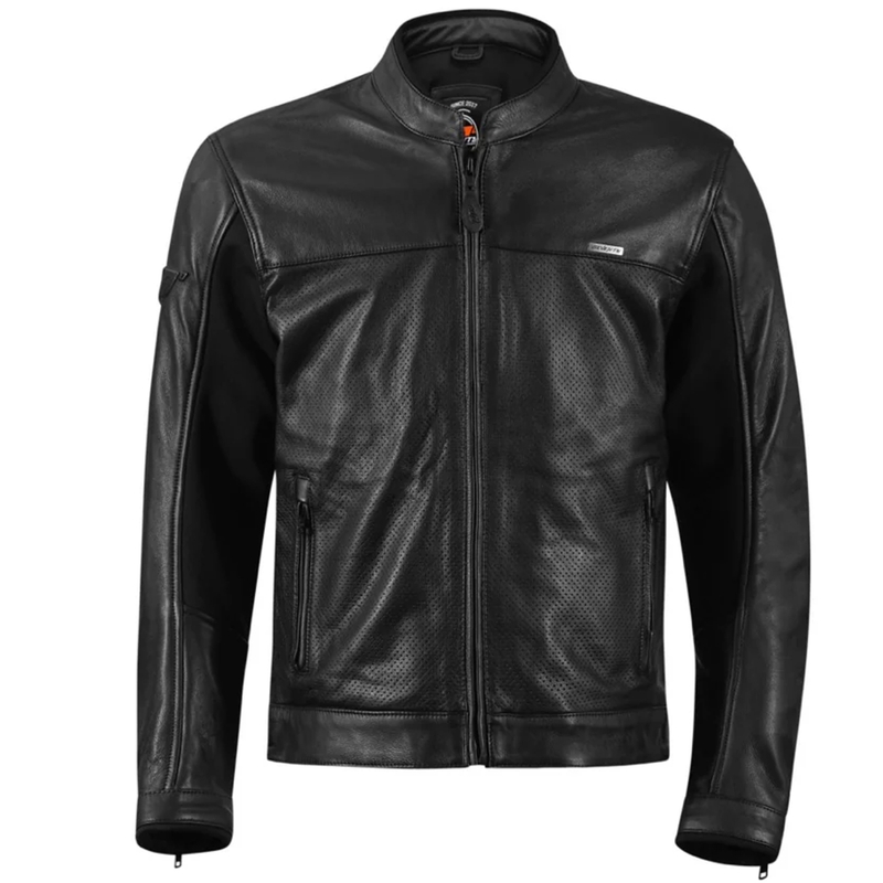 Kožená bunda na motorku Seventy Degrees SD-JL4 Legend Classic čierna