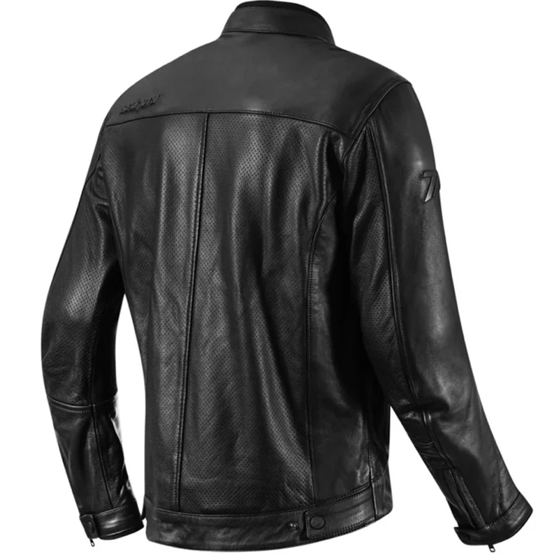 Kožená bunda na motorku Seventy Degrees SD-JL4 Legend Classic čierna