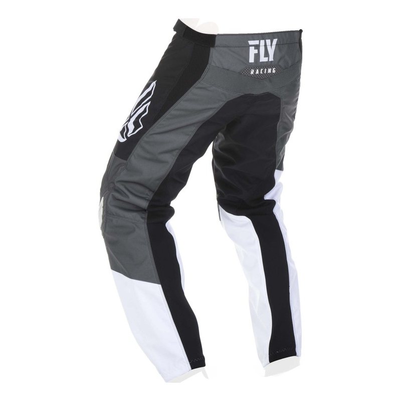 Motokrosové nohavice FLY Racing F-16 2019 - USA čierno-bielo-šedé výpredaj