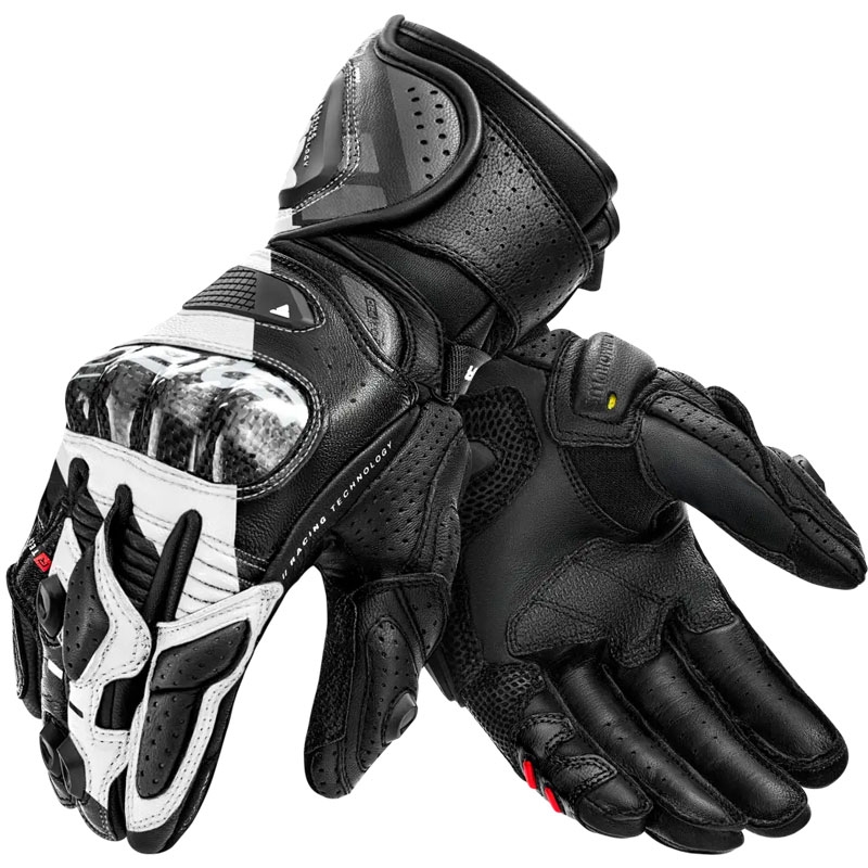 Rukavice na motorku Shima RS-3 biele