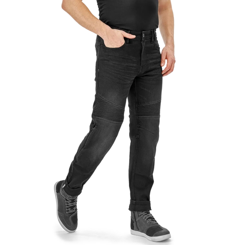 Džínsy na motorku Shima Zenith čierne