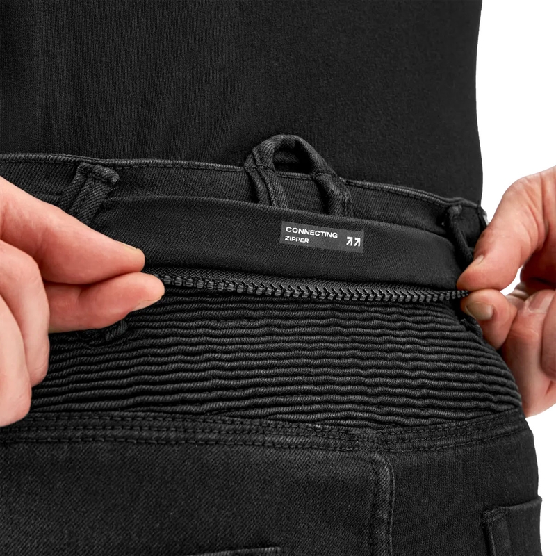 Džínsy na motorku Shima Zenith čierne