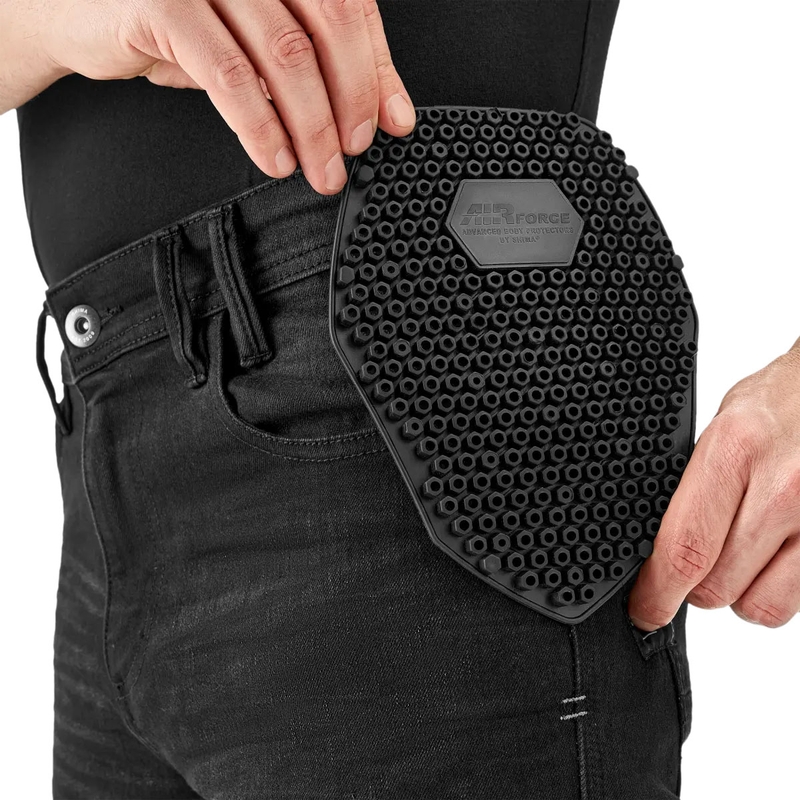 Džínsy na motorku Shima Zenith čierne