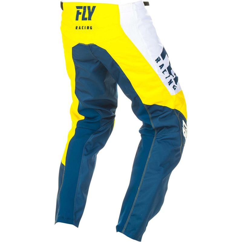 Motokrosové nohavice FLY Racing F-16 2019 - USA žlto-bielo-modré výpredaj