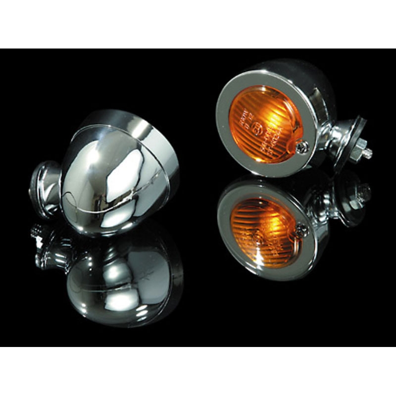 Smerovka na motocykel Highsider Smart Bullet Flat chróm