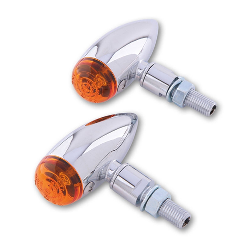 Smerovky na motocykel Highsider Smart Micro-bullet chróm