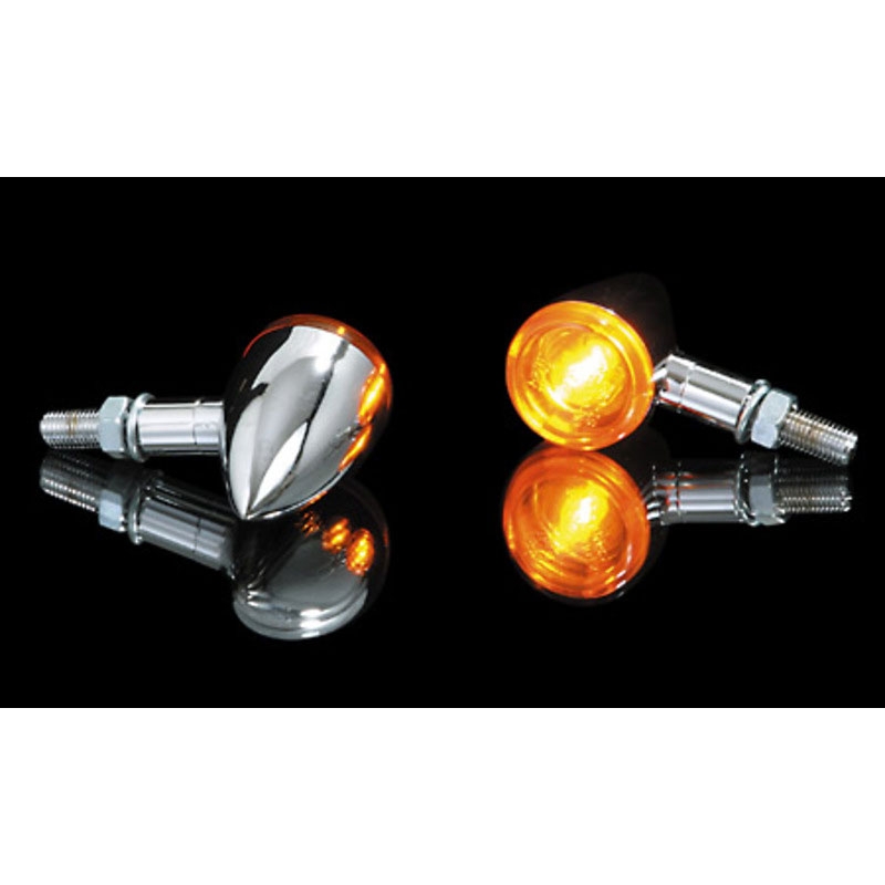 Smerovky na motocykel Highsider Smart Mini Bullet chróm