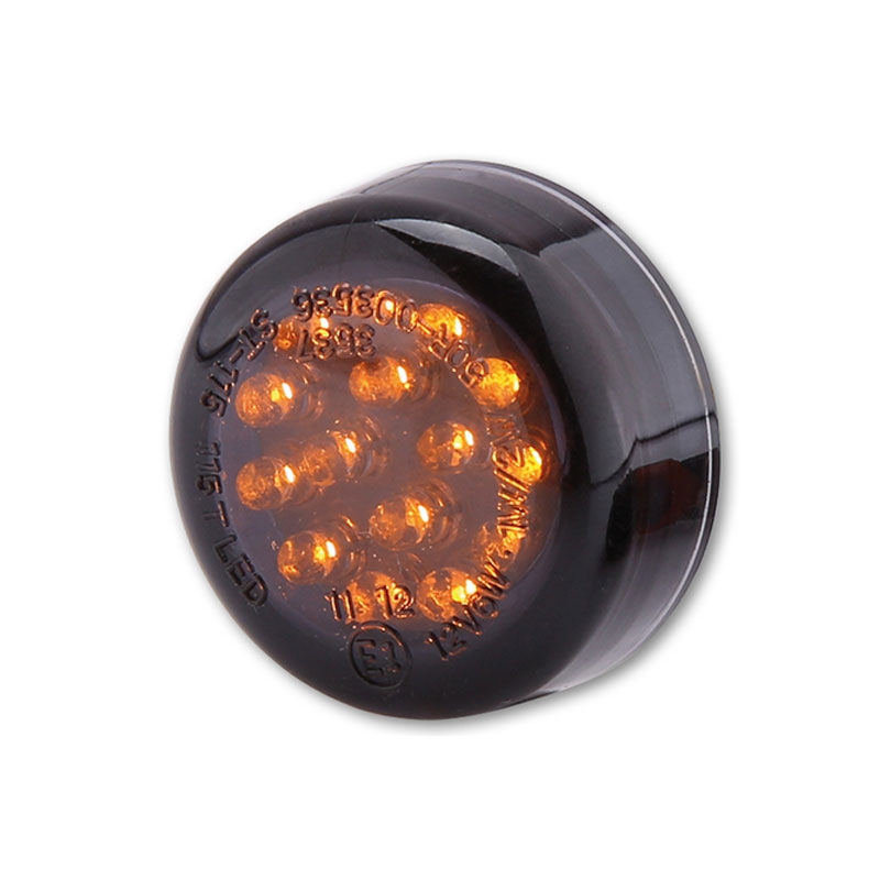 Smerovky na motocykel Highsider Smart LED Disc čierne