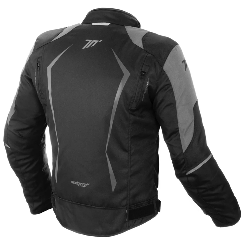 Dámska bunda na motorku Seventy Degrees SD-JR49 čierno-šedá