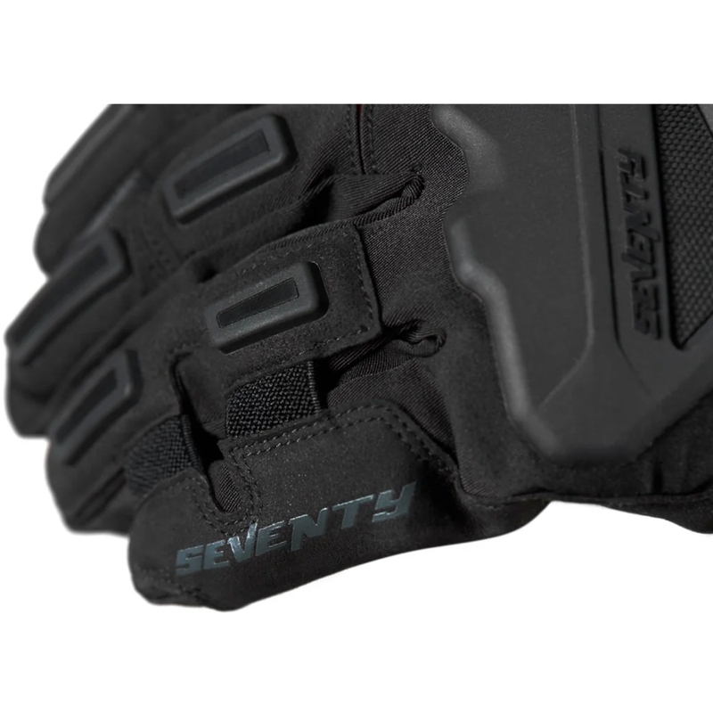 Rukavice na motorku Seventy Degrees SD-T13 Aspen Light čierno-červené