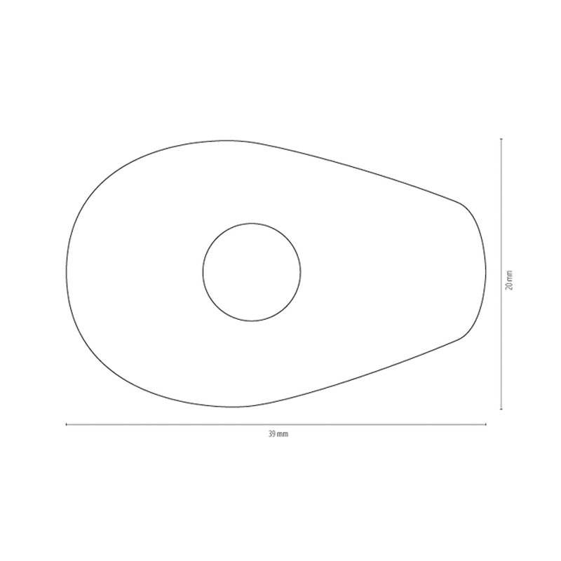 Záslepky do kapôt Highsider Smart Indy Spacer pre motocykle Yamaha