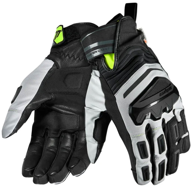 Rukavice na motorku Seventy Degrees SD-T13 Aspen Light čierno-šedo-fluo žlté