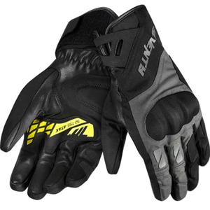 Rukavice na motorku Seventy Degrees SD-T55 Atak čierno-fluo žlté