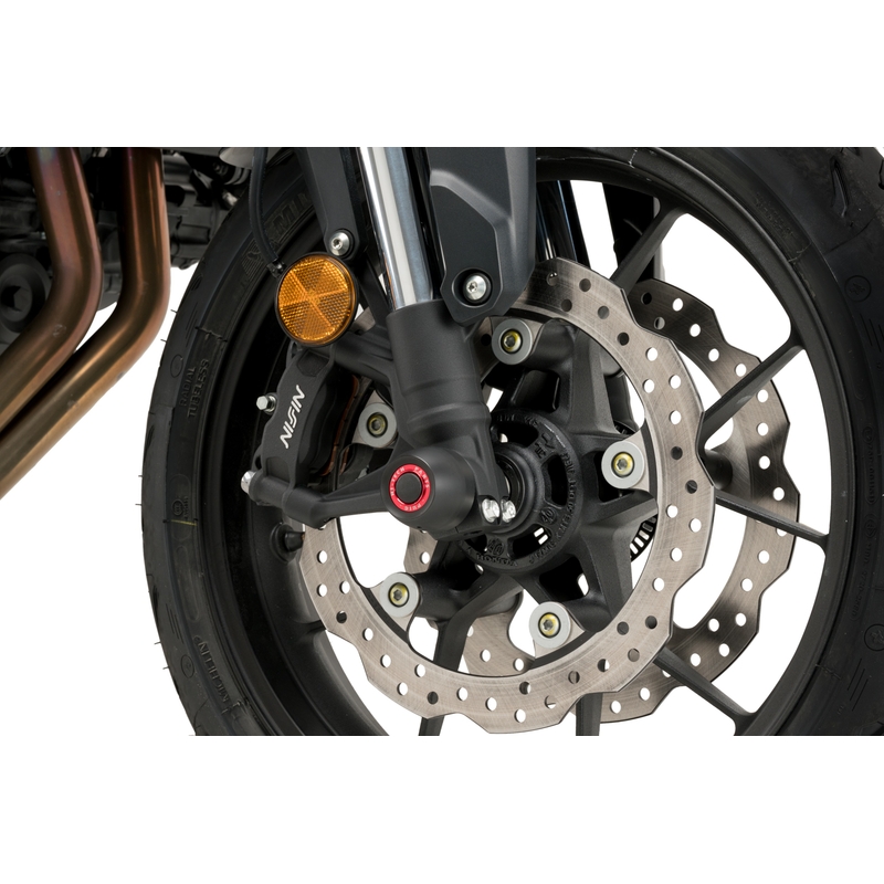 Padáky  do kolesa PUIG PHB19 čierna bez farebných krytov, predné pre HONDA CB 750 Hornet 2023-2026