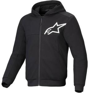 Mikina na motorku Alpinestars Chrome V2 Sport čierno-biela
