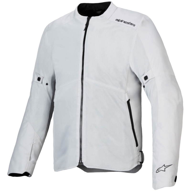 Bunda na motorku Alpinestars C-1 Air strieborno-šedá