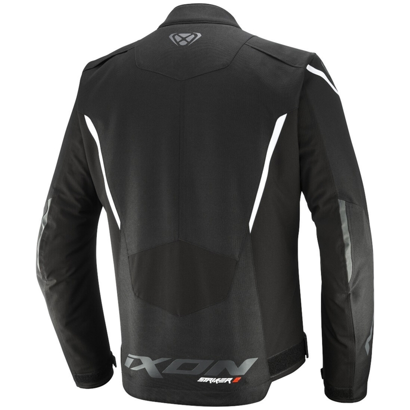 Bunda na motorku IXON Striker 2 čierno-biela