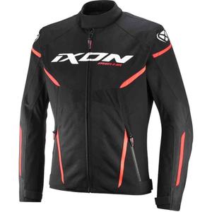 Bunda na motorku IXON Striker 2 Air WP čierno-bielo-červená