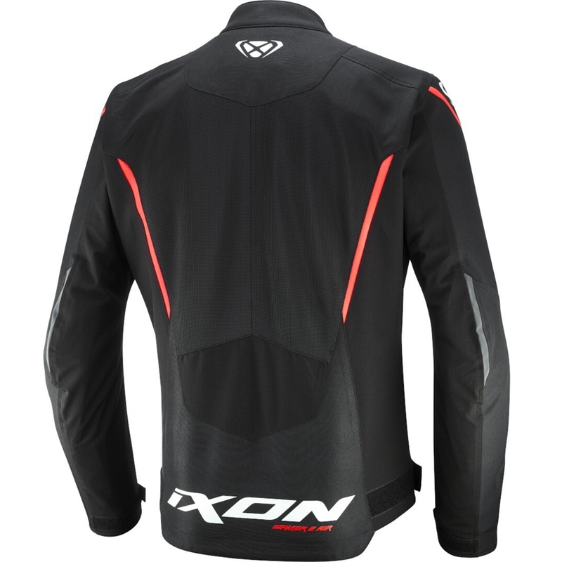 Bunda na motorku IXON Striker 2 Air WP čierno-bielo-červená