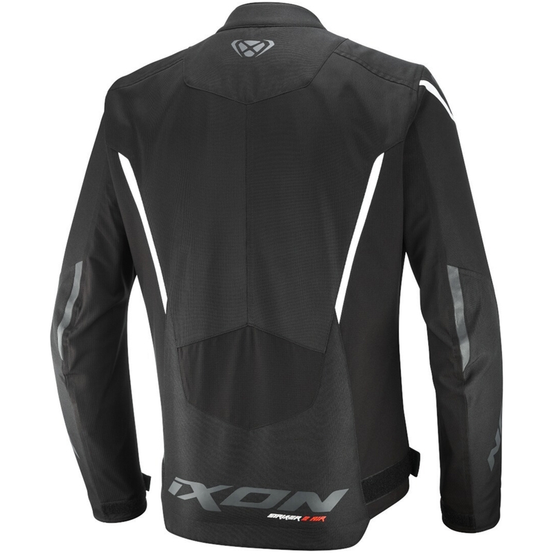 Bunda na motocykel IXON Striker 2 Air WP čierno-biela