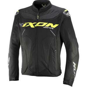 Bunda na motorku IXON Ionix čierno-žlto-šedá