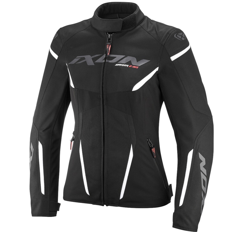 Dámska bunda na motorku IXON Striker 2 Air WP Lady čierno-biela
