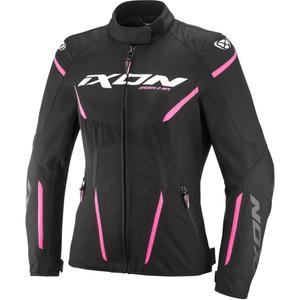 Dámska bunda na motorku IXON Striker 2 Air WP Lady čierno-ružová