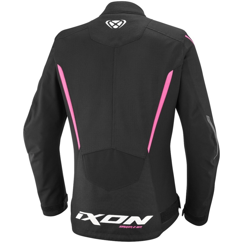 Dámska bunda na motorku IXON Striker 2 Air WP Lady čierno-ružová
