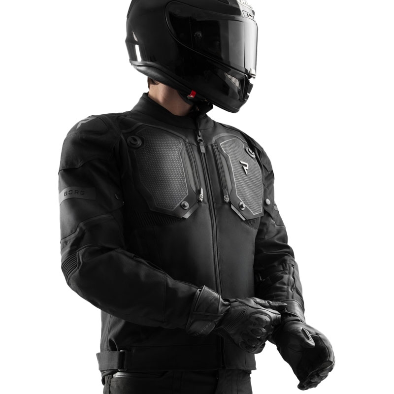 Bunda na motorku Rebelhorn Borg II čierna