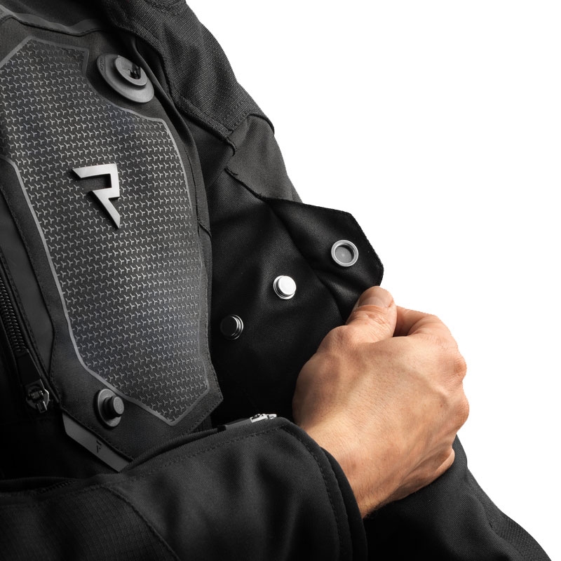 Bunda na motorku Rebelhorn Borg II čierna