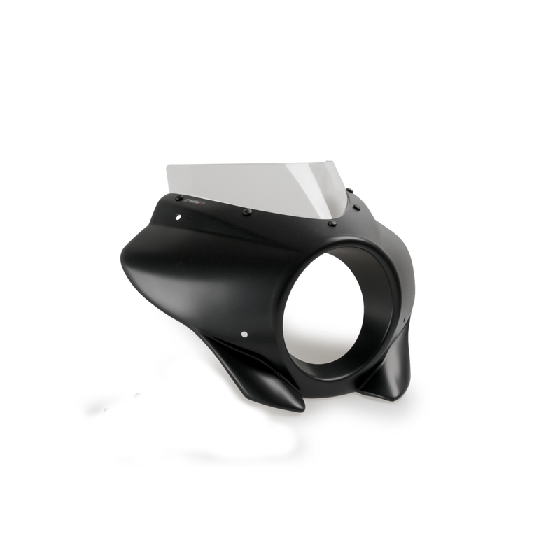 Plexi štít PUIG MIRAGE SPORT priehľadná matt black housing