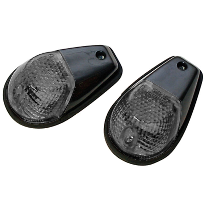 Smerovka na motocykel Highsider Smart 12 V / 21 W čierno-tmavá