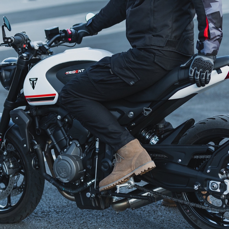Nohavice na motorku Oxford Original Approved CARGO AA čierne