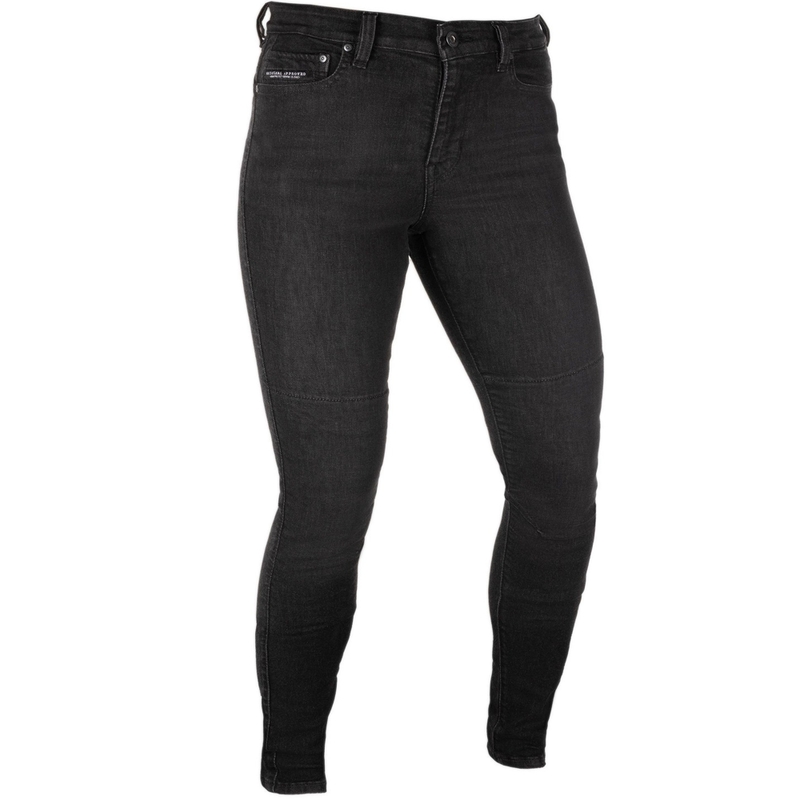 Dámske džínsy na motorku Oxford Sofia AA Slim jeans čierne