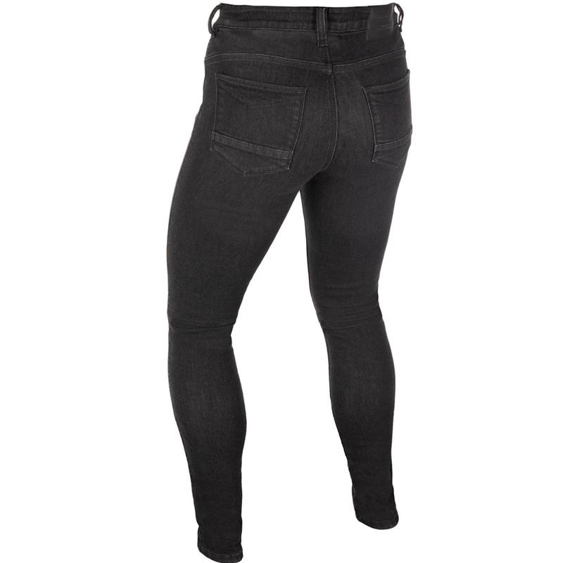 Dámske džínsy na motorku Oxford Sofia AA Slim jeans čierne