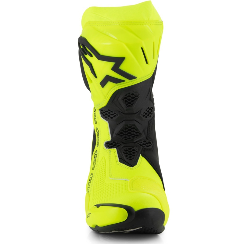 Topánky na motorku Alpinestars Supertech R fluo žlto-čierne
